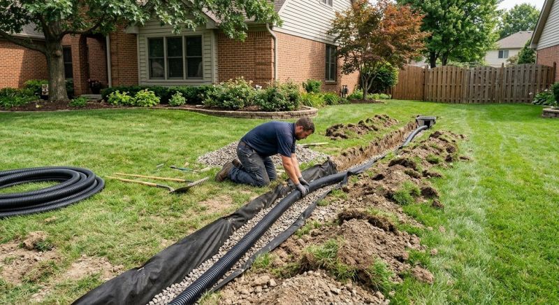 Rainwater Drain Installation in Birmingham, AL