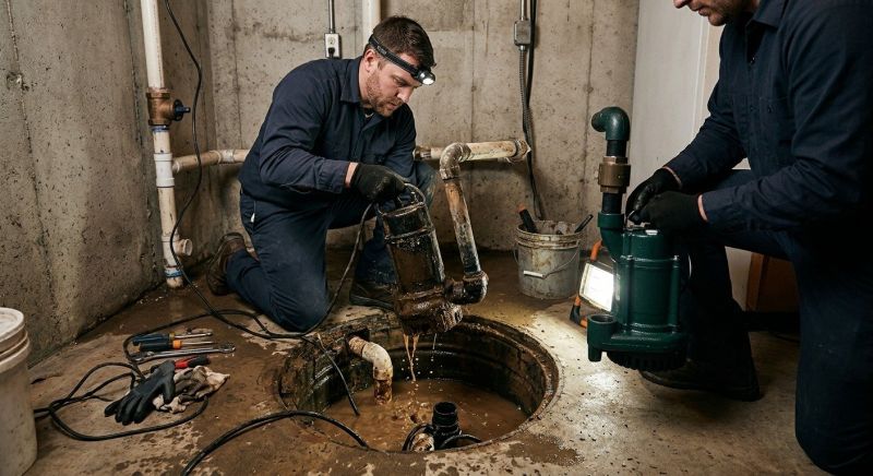 Basement Sump Pump Service in Huntsville, AL