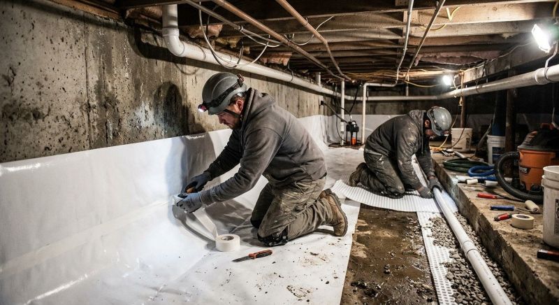 Basement Walls Waterproofing in Sarasota, FL