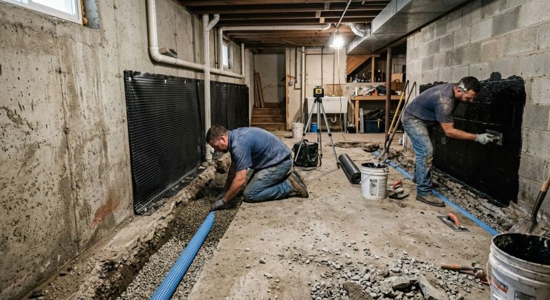 Basement Walls Waterproofing in Tuscaloosa, AL