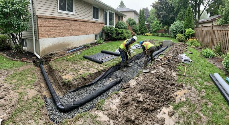 Residential Landscape Drainage in Tuscaloosa, AL