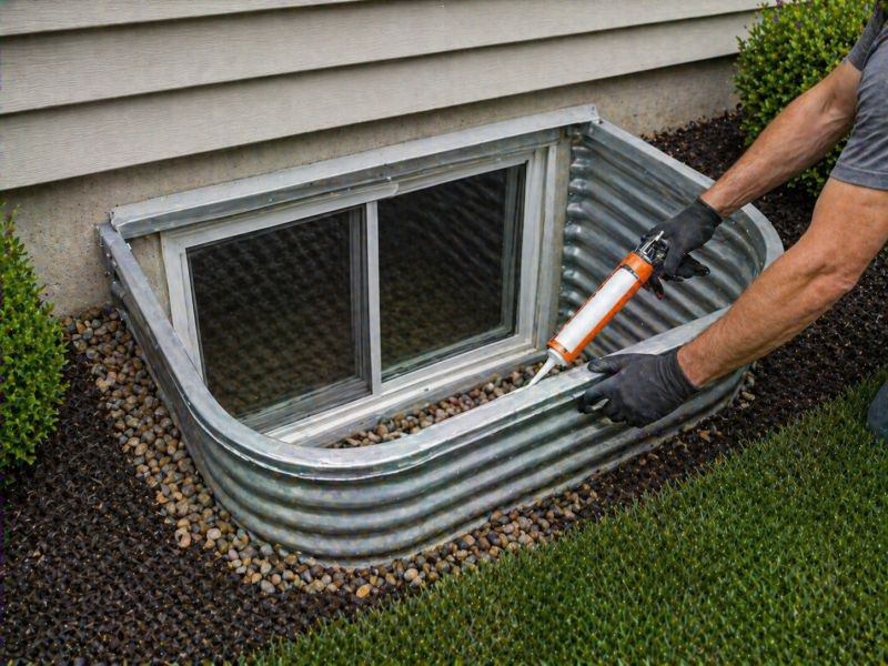 Window Well Waterproofing in Conroe, TX
